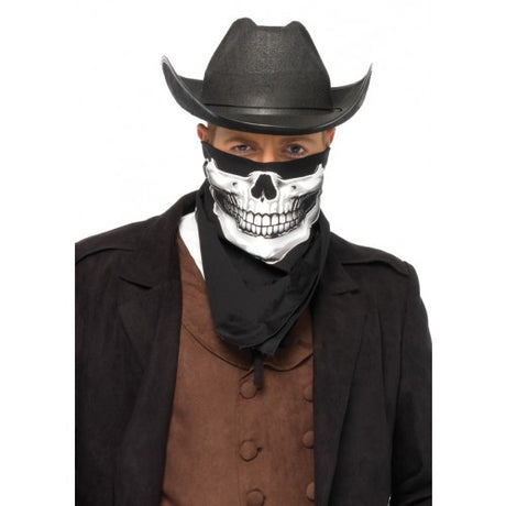 Skull Bandana Black/White
