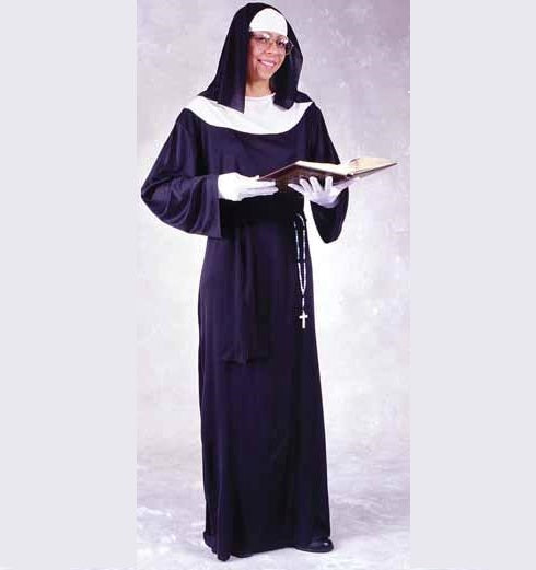 Adult NUN Costume One Size